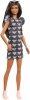 Lalka Barbie Brunetka w sukience Fashionistas Mattel GYB01